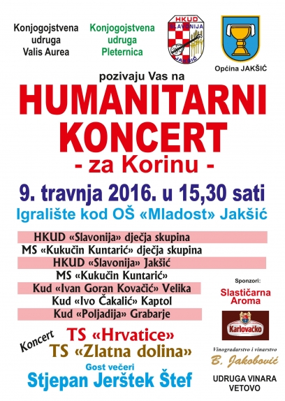 Humanitarni koncert &quot;Za Korinu&quot;