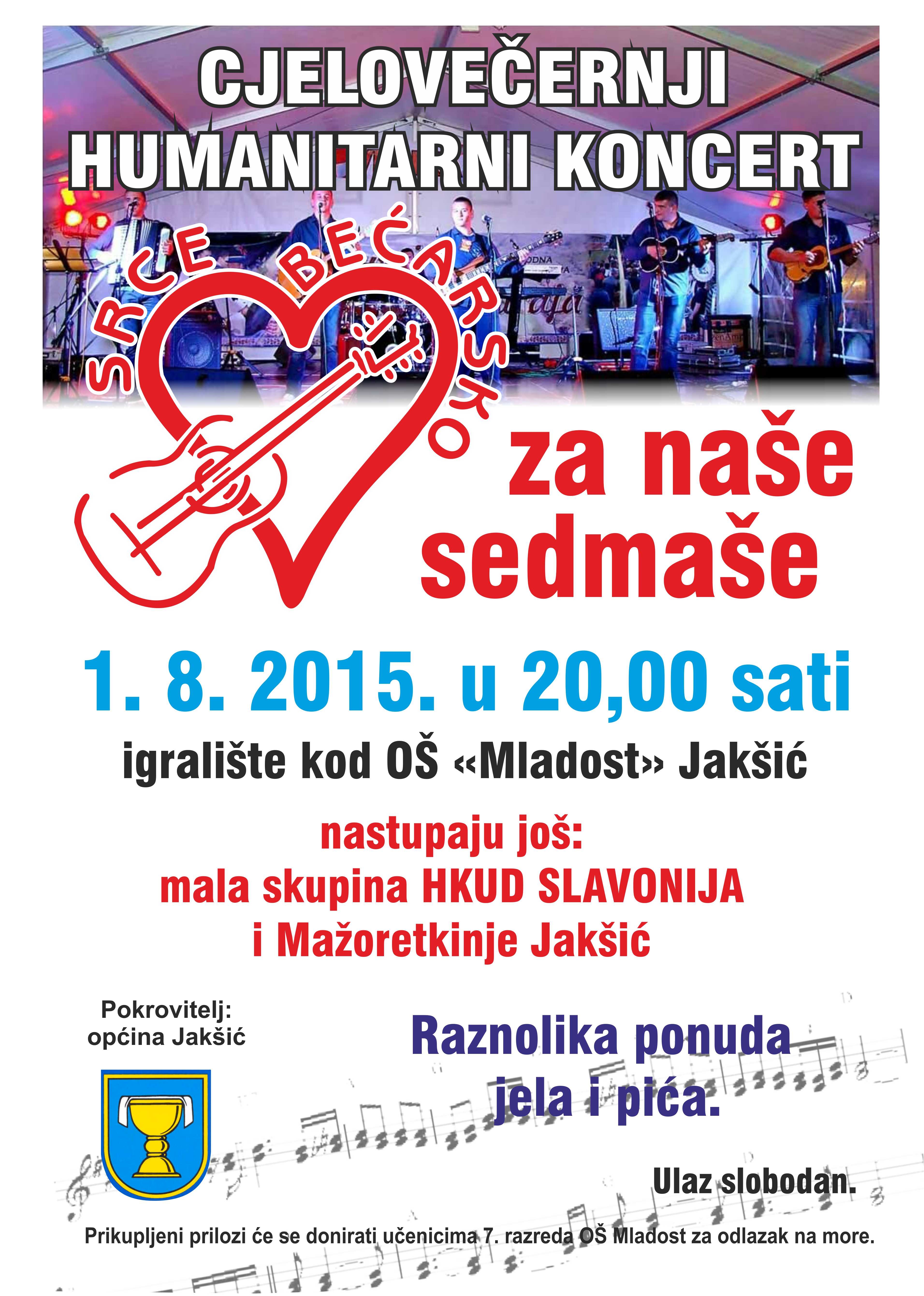 Humanitarni koncert za sedmaše