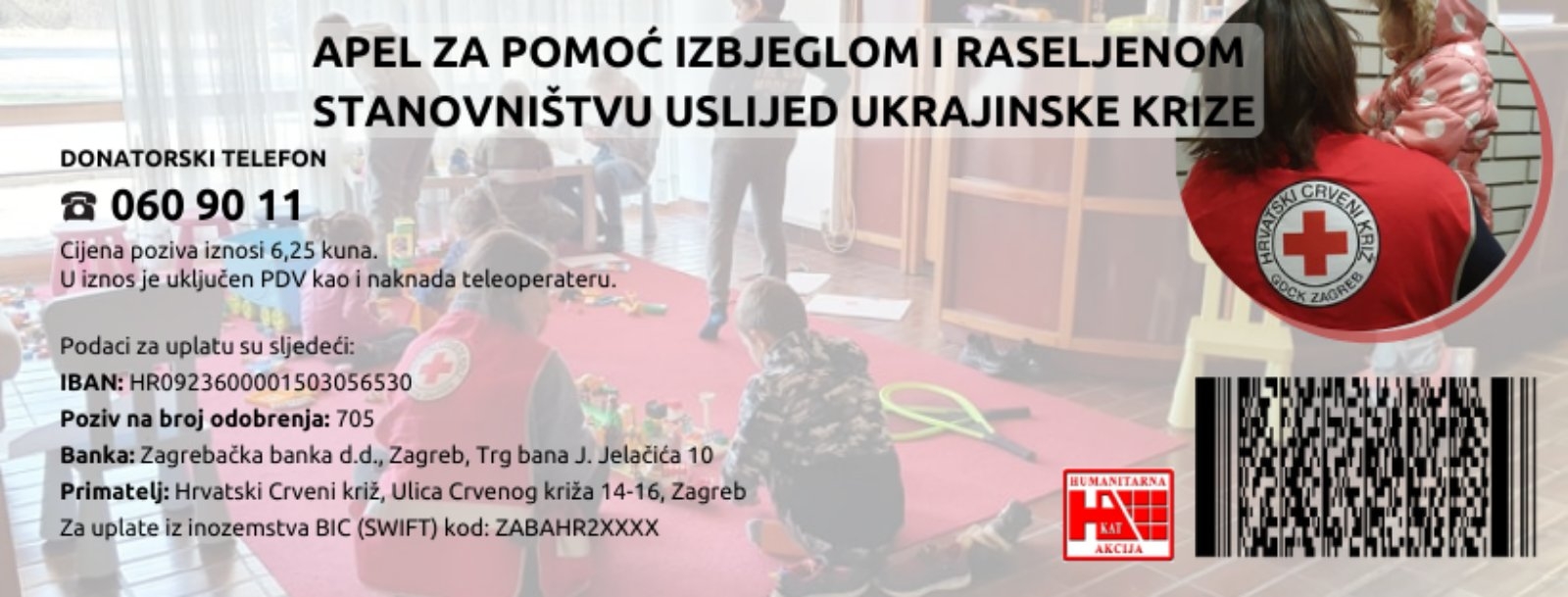 Apel za pomoć izbjeglom i raseljenom stanovništvu uslijed ukrajinske krize
