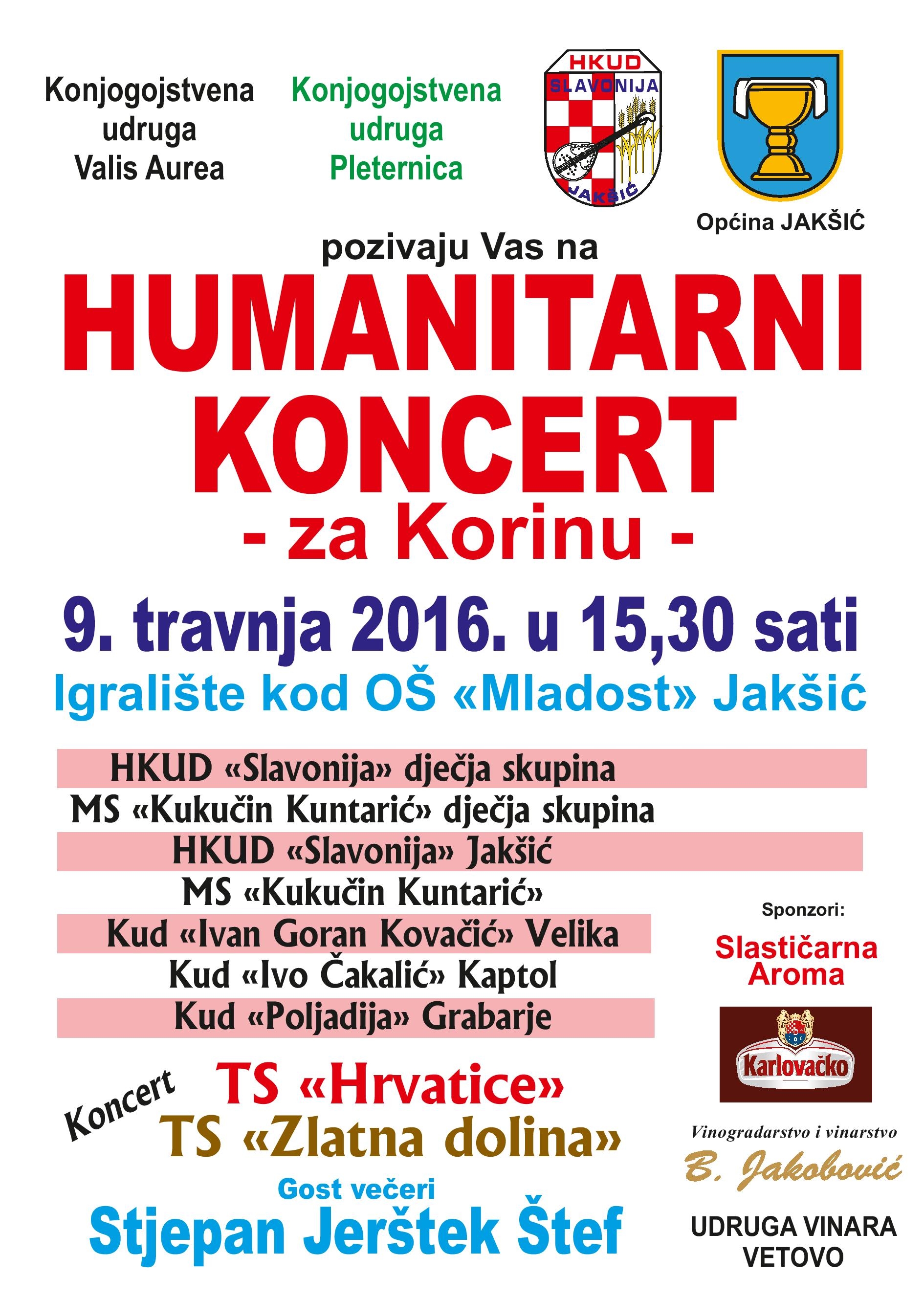 Humanitarni koncert "Za Korinu"